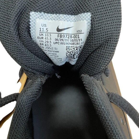 NIKE FORCE TROUT 9 KEYSTONE BASEBALL CLEATS FB9728-001 MENS SIZE 11.5 BLACK NEW - Picture 9 of 10